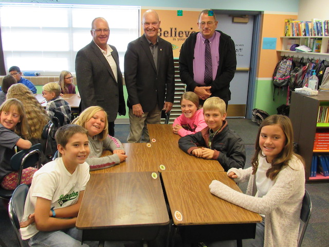 Senator Okerlund at Loa Elementary