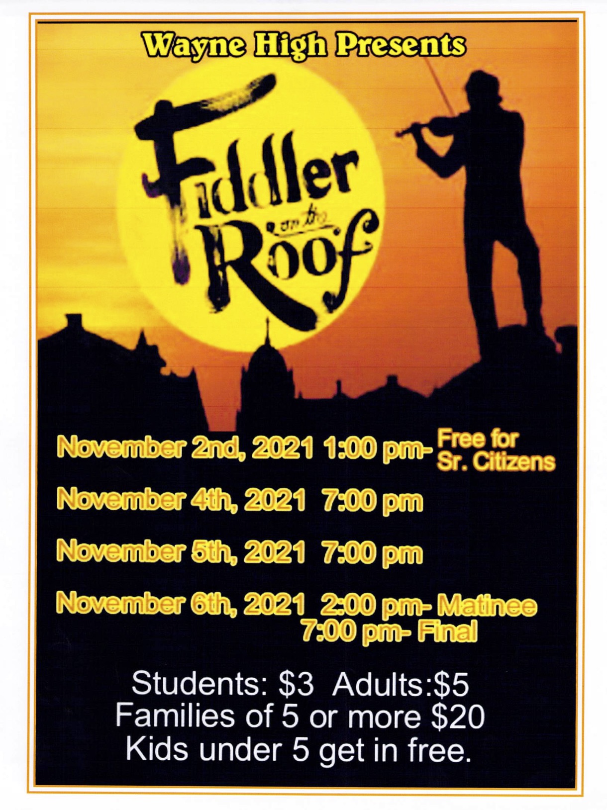 Fiddler on the roof