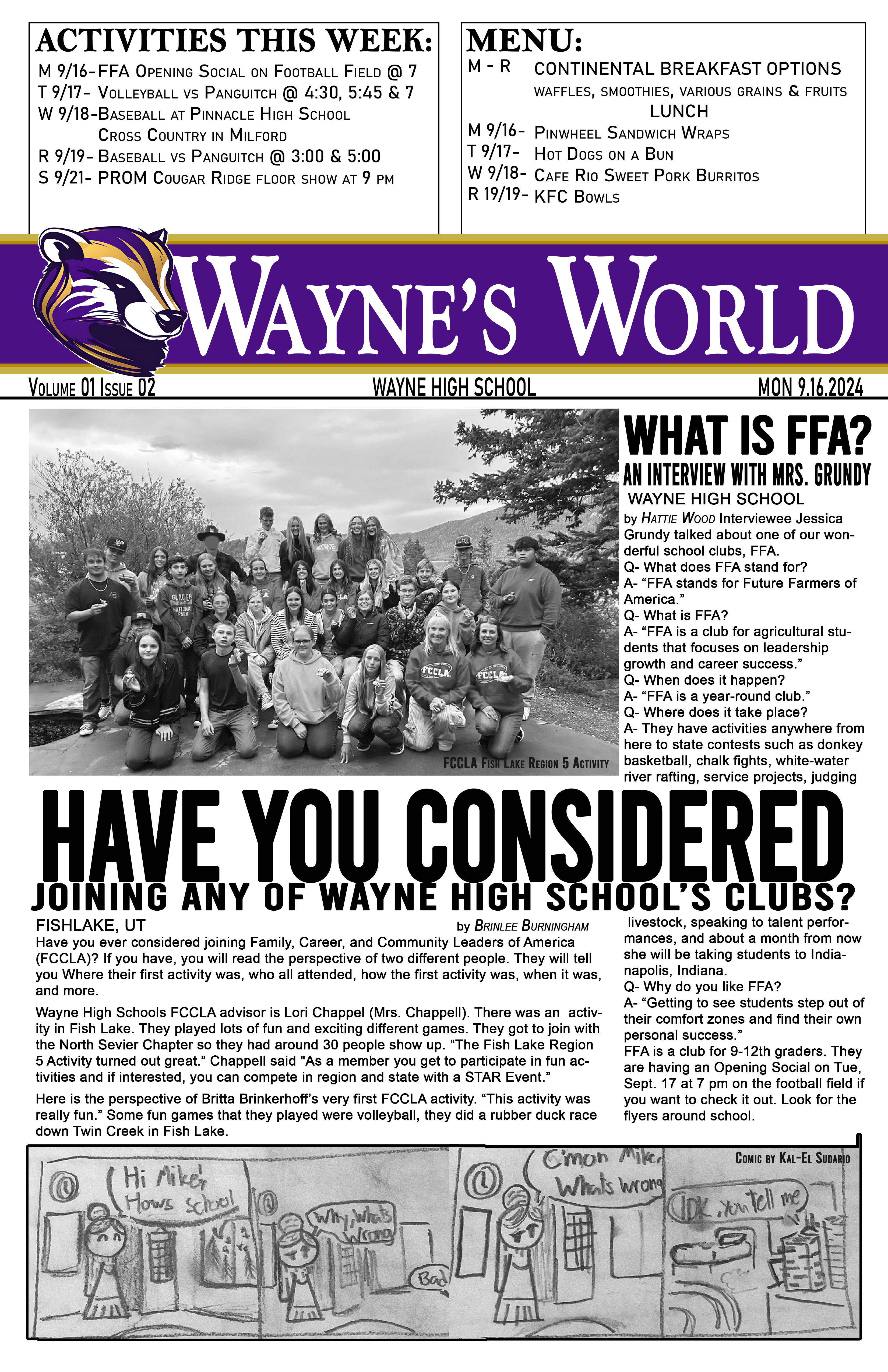 WW Vol 1 Iss 2 page 1