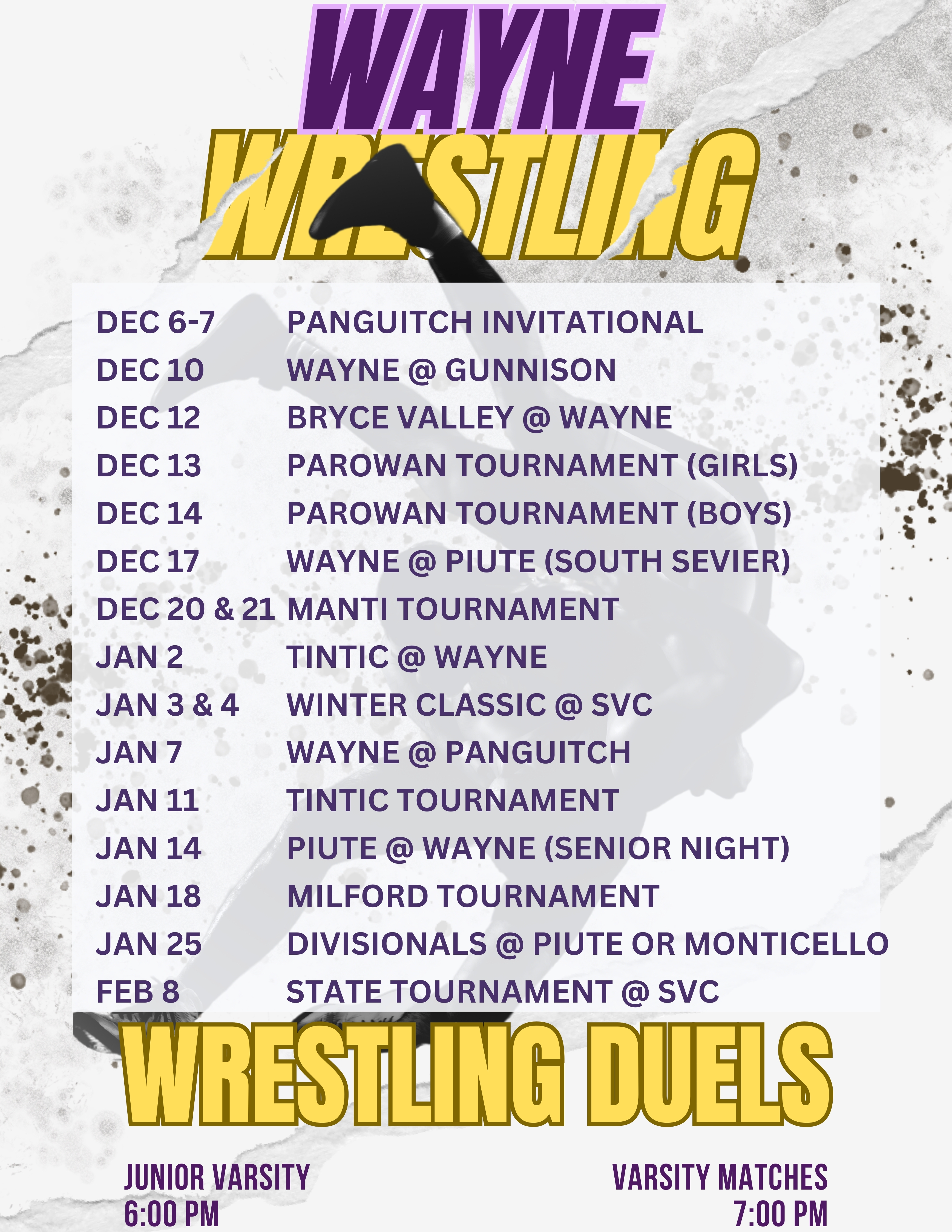 2024 25 wrestling