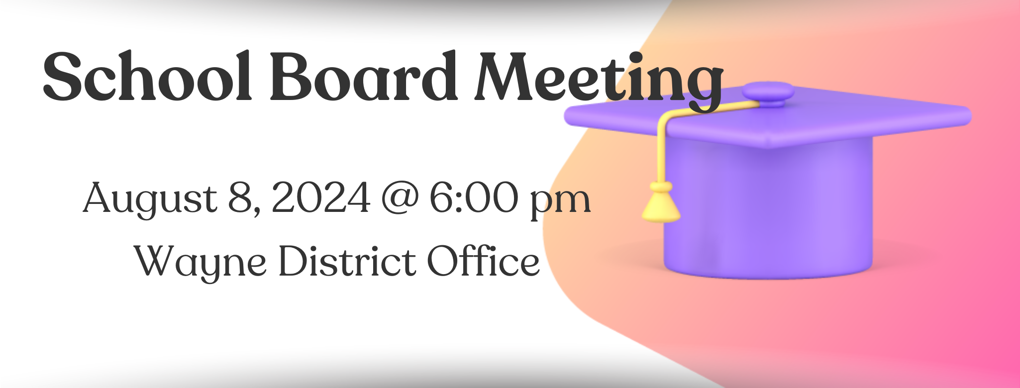 School Board Meeting Aug24