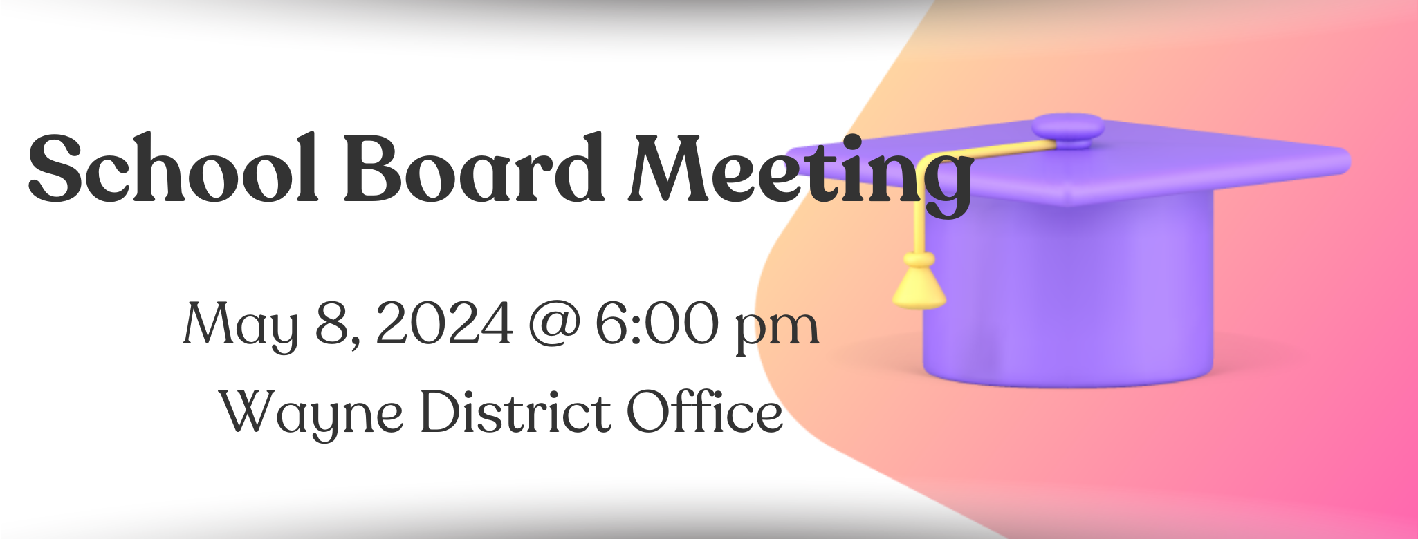 School Board Meeting May24
